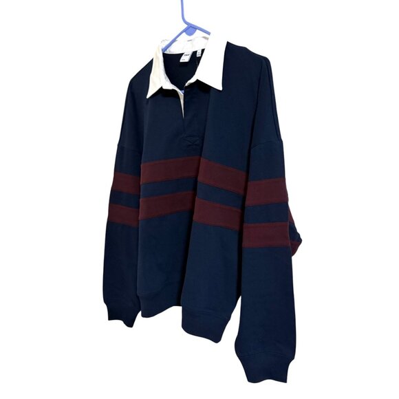 NWT Aritzia TNA Mighty Cotton™ Lomu Polo Longsleeve - Picture 6 of 10